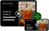Cocktailbox instructie video strawberry caipirinha